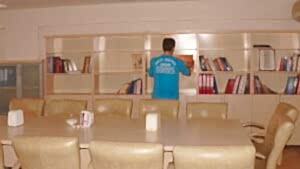 kütüphane temizliği